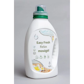 Easy Fresh Relax Színmentes Mosógél hipoallergén illattal - 1.5L