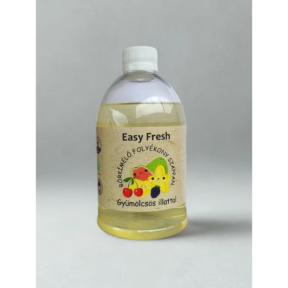 Easy Fresh Bőrkímélő Folyékony szappan gyümölcs illattal - 500 ml adagolóval