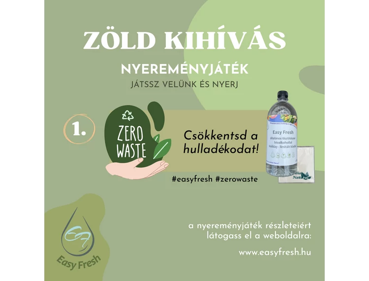 4 hetes nyári zöld kihívás