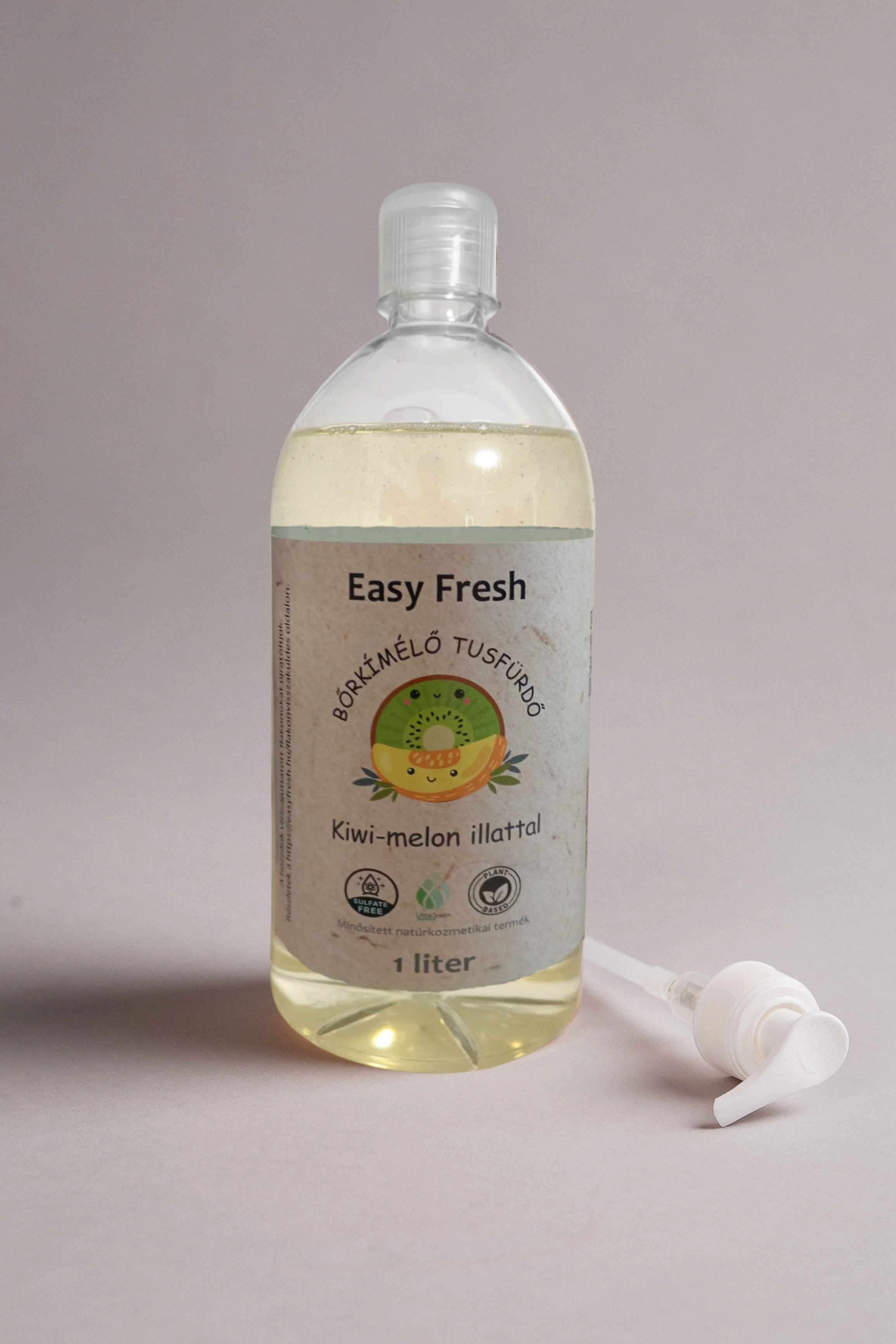Easy Fresh Bőrkímélő Tusfürdő kiwi-melon illattal - 1000 ml adagoló nélkül