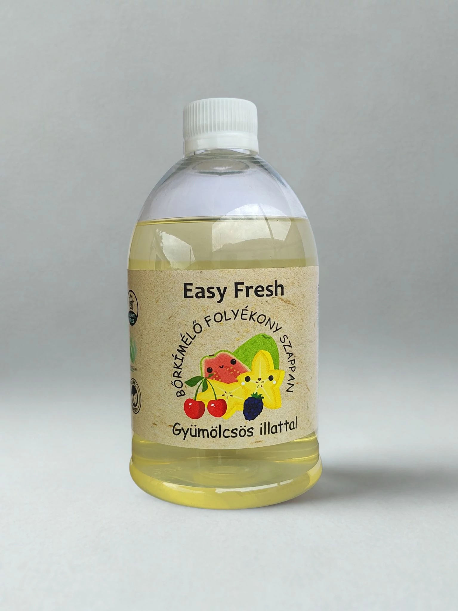 Easy Fresh Bőrkímélő Folyékony szappan gyümölcs illattal - 500 ml adagolóval